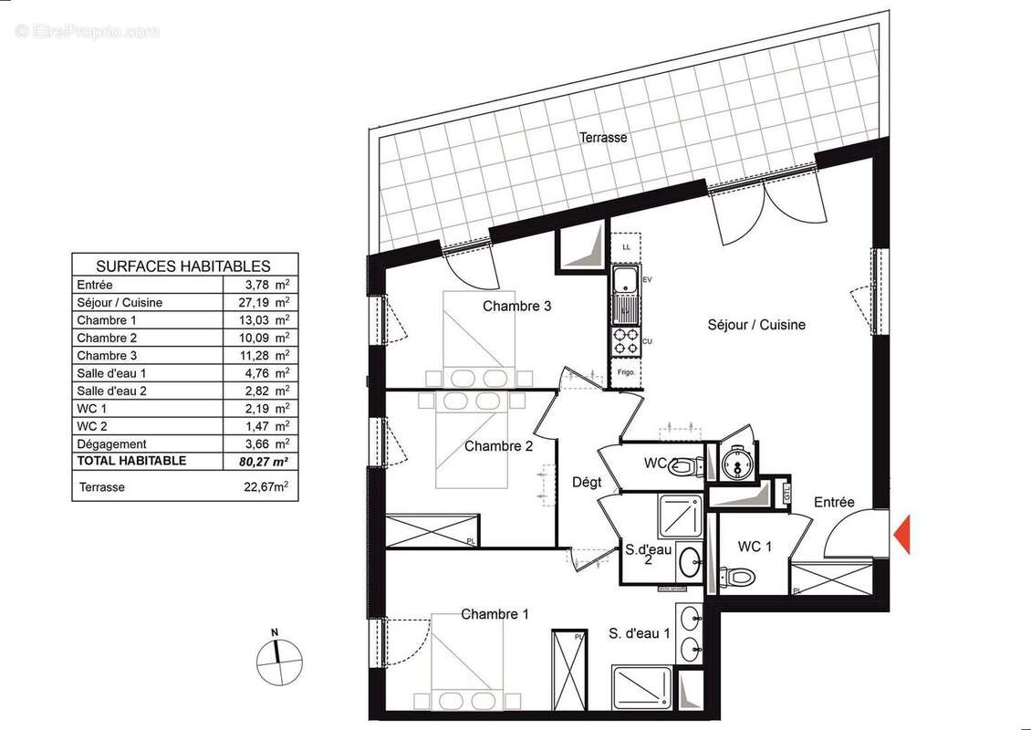 Appartement à BORDEAUX
