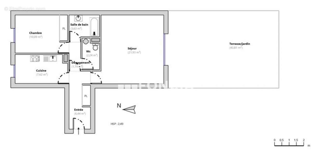 Appartement à LE CANNET