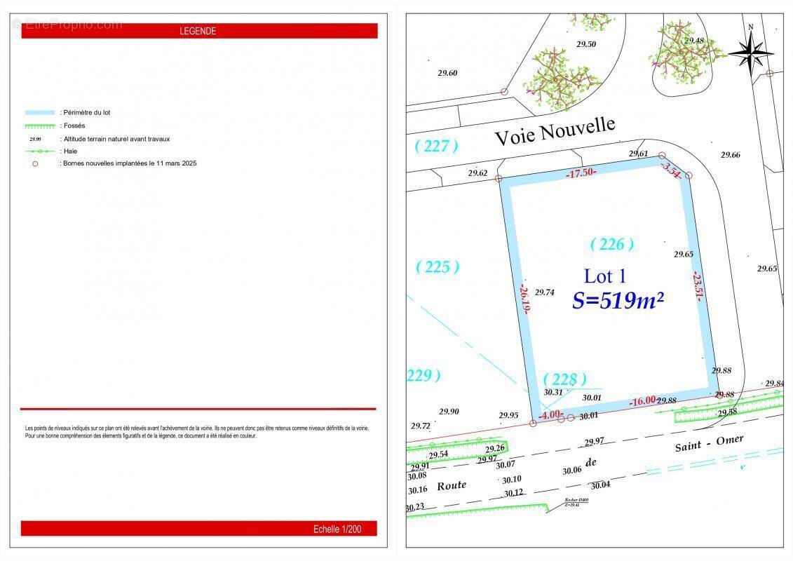 Terrain à HAZEBROUCK