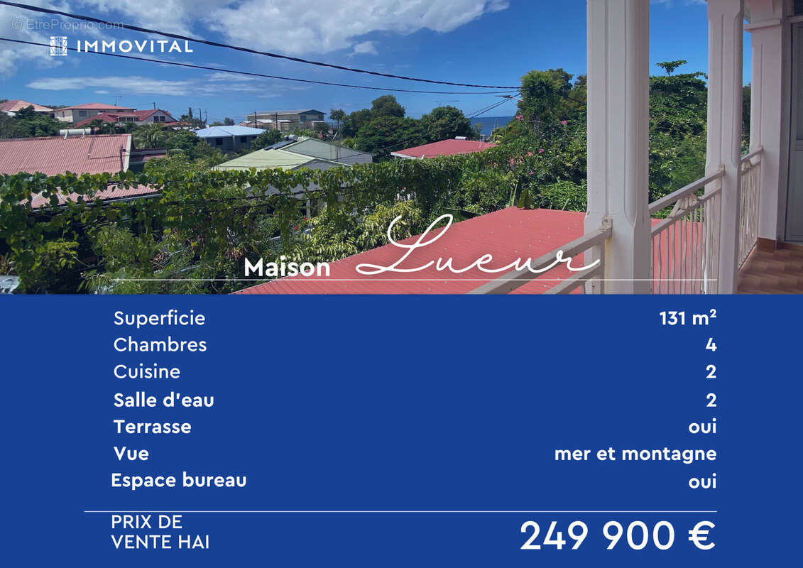 Maison à VIEUX-HABITANTS