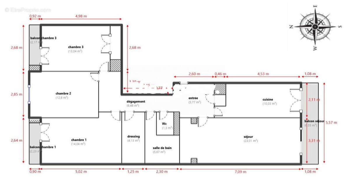 Appartement à MARSEILLE-10E