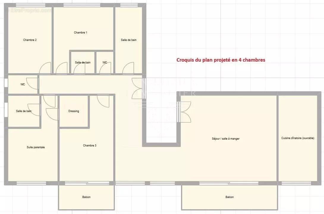 Appartement à PARIS-15E