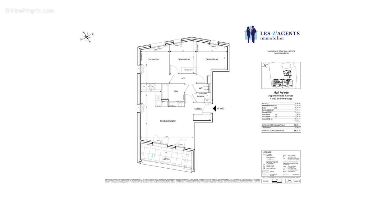 Appartement à CHAMBERY