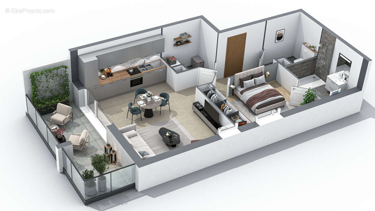 Côté forêt à Reignier