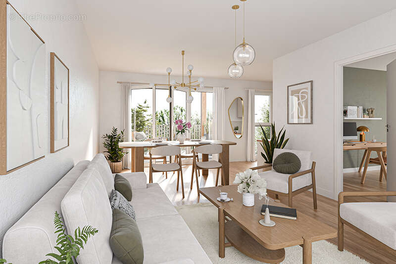 Les terrasses des 3 parcs à Coublevie