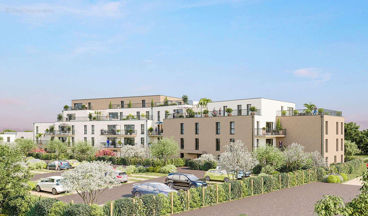 Allée vasarely à Blainville Sur Orne