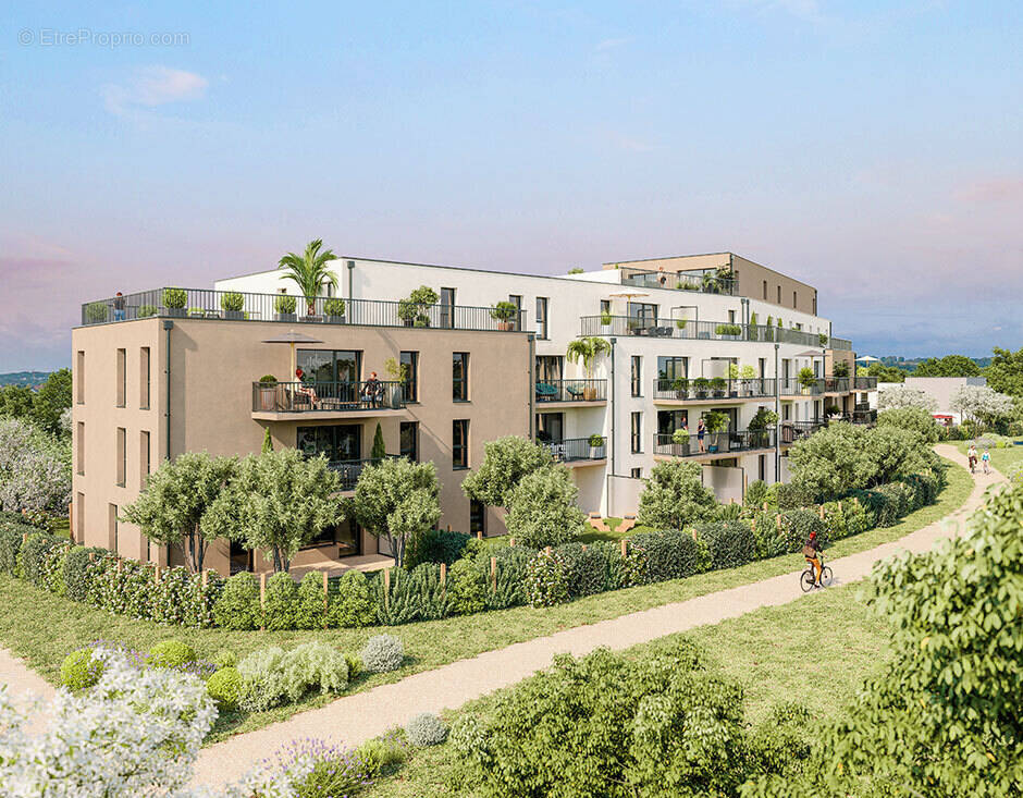 Allée vasarely à Blainville Sur Orne